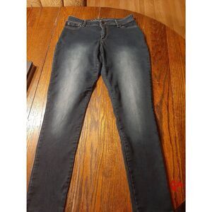 Size 12 Express Stretch Mid Rise Blue Denim Blue Jeans